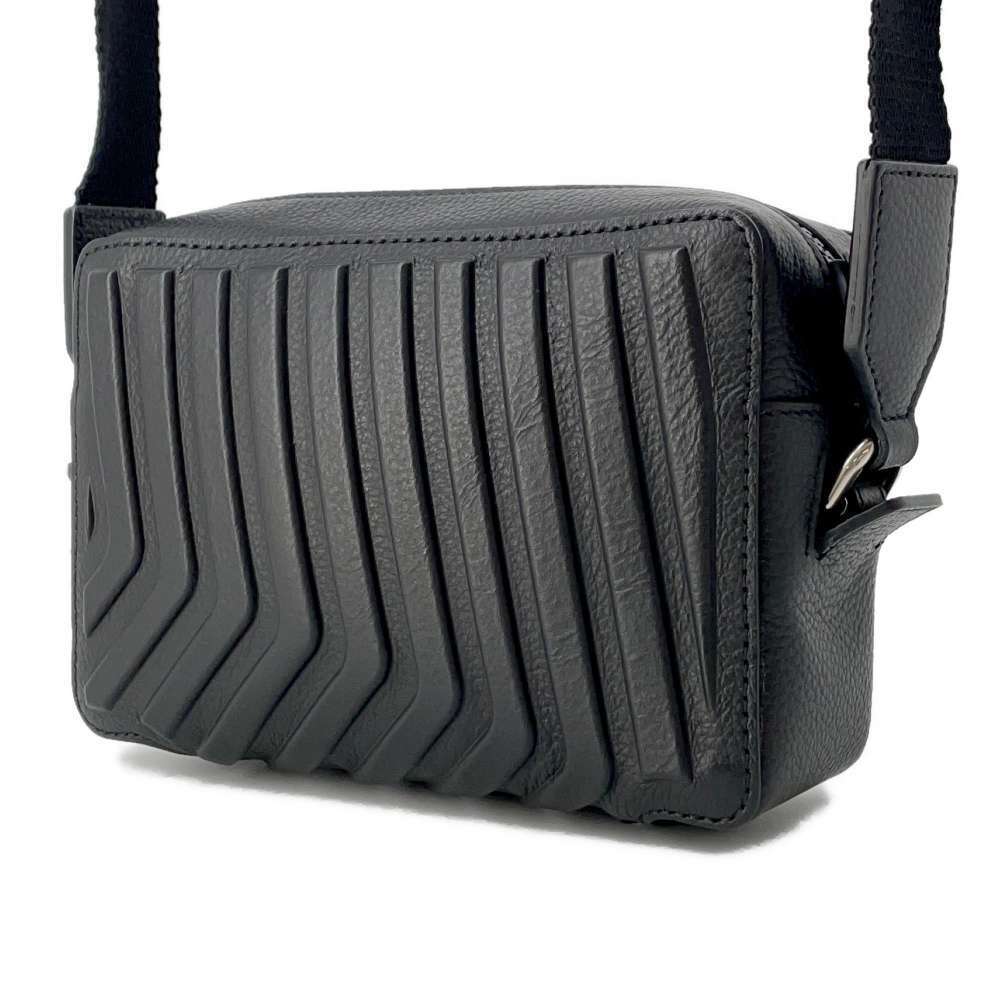 Balenciaga Shoulder Leather Bag Car Black Camera